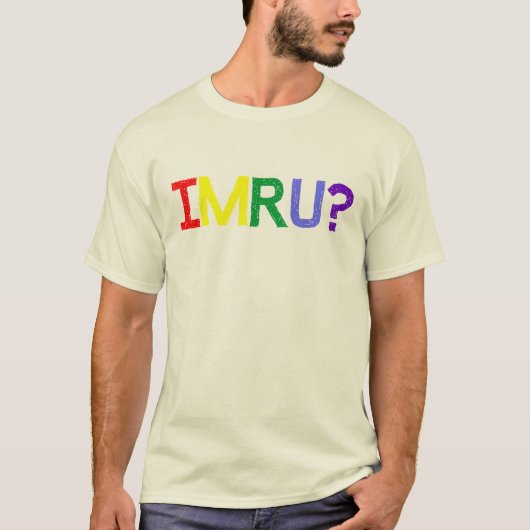 Ik ben jullie IMRU Rainbow Pride T-shirt (Voorkant)