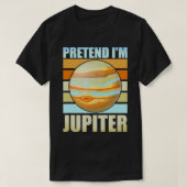 Ik ben Jupiter Funny Planets Space T-shirt (Design voorkant)