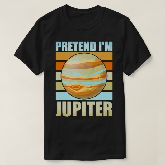 Ik ben Jupiter Funny Planets Space T-shirt (Design voorkant)