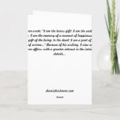 "Ik ben… " Kaart (Achterkant)