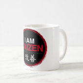 Ik ben Kaizen Logo - voortdurende verbetering Koffiemok (Voorkant rechts)