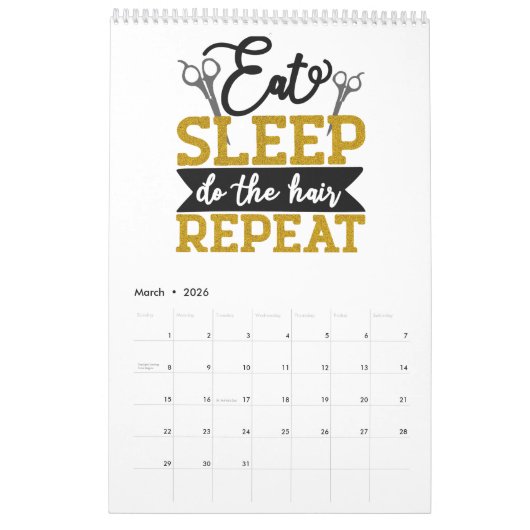 Ik ben kapster kalender (Mar 2026)