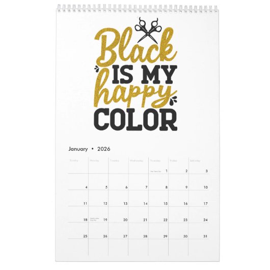 Ik ben kapster kalender (Jan 2026)