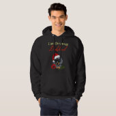 Ik ben kerstdachshund Dog Hoodie (Voorkant volledig)
