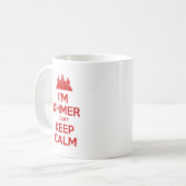 Ik ben Khmer dat ik geen kalm kan houden Koffiemok (Voorkant links)