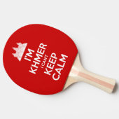 Ik ben Khmer dat ik geen kalm kan houden Tafeltennisbatje (Zijkant)