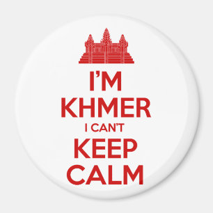 Ik ben Khmer, ik kan niet kalm blijven Magneet