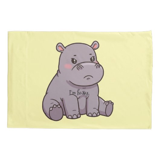 Ik ben kieskeurig kussensloop (Achterkant)