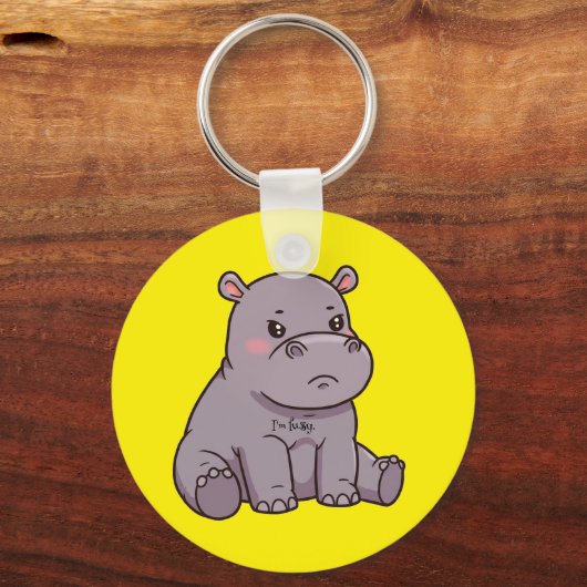 Ik ben kieskeurig sleutelhanger (Achterkant)