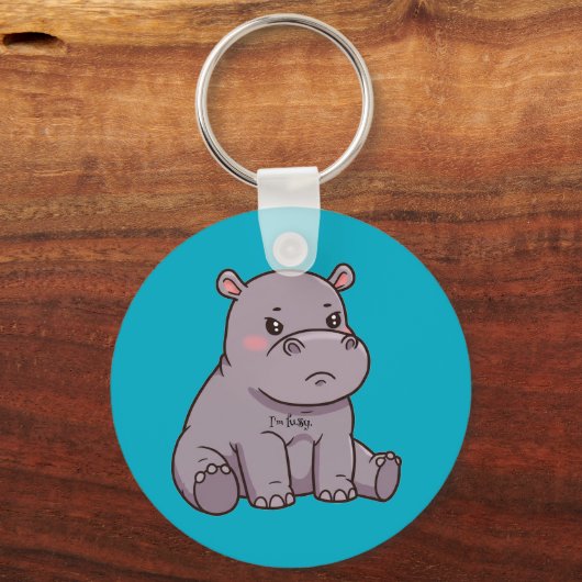 Ik ben kieskeurig sleutelhanger (Voorkant)