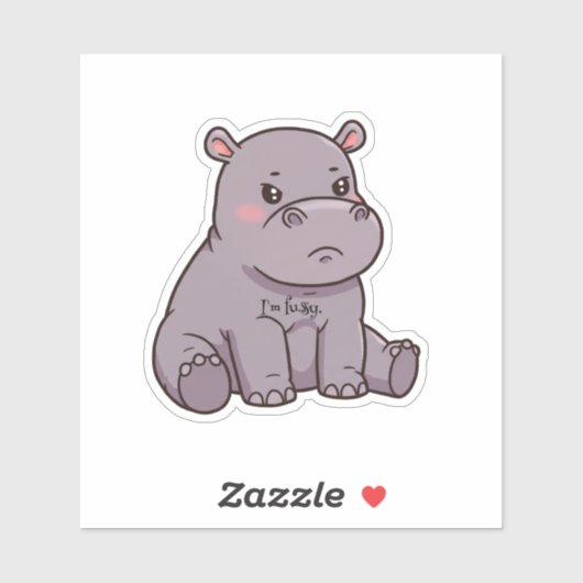 Ik ben kieskeurig sticker (Vel)