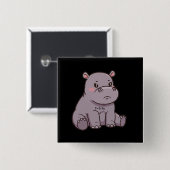 Ik ben kieskeurig vierkante button 5,1 cm (Voorkant /achterkant)