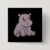 Ik ben kieskeurig vierkante button 5,1 cm (Voorkant)