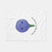 Ik ben Kinda een Fig Deal Fleece Deken (Voorkant (Horizontaal))