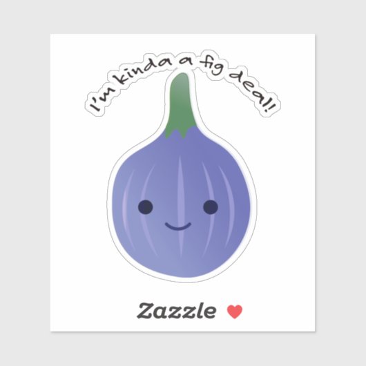 Ik ben Kinda een Fig Deal Sticker (Vel)