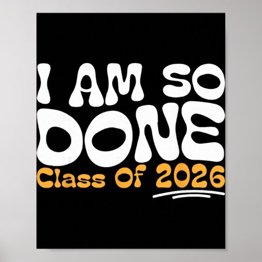 Ik Ben Klaar Cl Van 2026 Senior Celebration Poster (Voorkant)