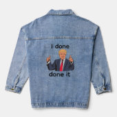 Ik Ben Klaar Denim Jas Jacket (Achterkant)