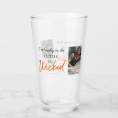 Ik ben klaar... Een beetje ondeugend drinkglas Glas (Achterkant)