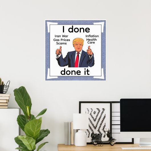 Ik Ben Klaar Ermee Poster (Thuiskantoor)