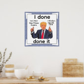 Ik Ben Klaar Ermee Poster (Keuken)