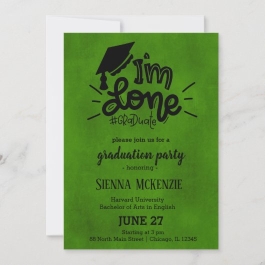 Ik ben klaar - groen kaart (Voorkant)