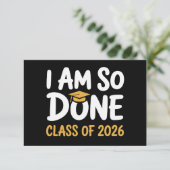 Ik Ben Klaar Klas Van 2026 Afstuderen 26 Afgestude Aankondiging (Staand voorkant)