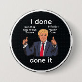Ik Ben Klaar Knop Ronde Button 7,6 Cm (Voorkant)