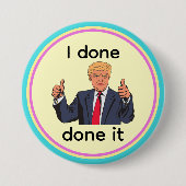 Ik Ben Klaar Knop Ronde Button 7,6 Cm (Voorkant)