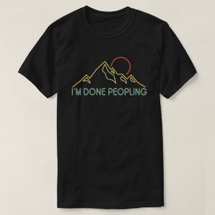 Ik ben Klaar met de  Sunset Mountain.  T-shirt