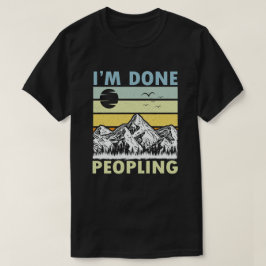 Ik ben Klaar met de  Zonnegebergte. T-shirt
