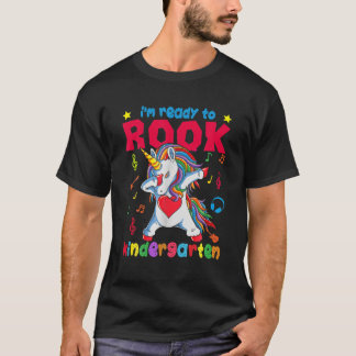 Ik ben klaar met Rock Kindergarten Dabbing Unicorn T-shirt