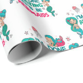 Ik ben klaar met zeemeerminnen cadeaupapier (Rol Hoek)
