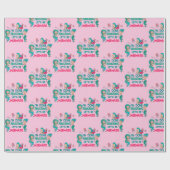 Ik ben klaar met zeemeerminnen cadeaupapier (Vlak)