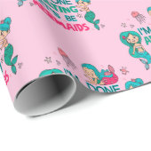 Ik ben klaar met zeemeerminnen cadeaupapier (Rol Hoek)