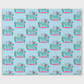 Ik ben klaar met zeemeerminnen cadeaupapier (Vlak)