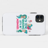 Ik ben klaar met zeemeerminnen Case-Mate iPhone case (Achterkant (horizontaal))