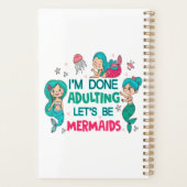 Ik ben klaar met zeemeerminnen planner (Achterkant)