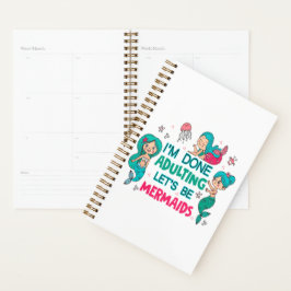 Ik ben klaar met zeemeerminnen planner