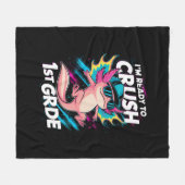 Ik ben klaar om 1e klas Axolotl terug school te ve Fleece Deken (Voorkant (Horizontaal))