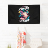 Ik ben klaar om 1e klas Axolotl terug school te ve Spandoek (Insitu)