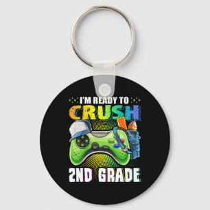 Ik ben klaar om 2e klas CK naar school te verplett Sleutelhanger