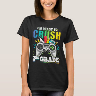 Ik ben klaar om 2e klas CK naar school te verplett T-shirt