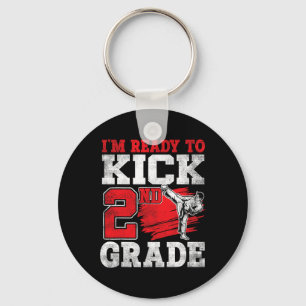 Ik ben klaar om 2e klas karate CK naar school te s Sleutelhanger