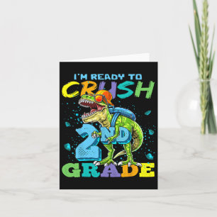 Ik ben klaar om 2e klas T Rex dinosaurus CK te ver Kaart