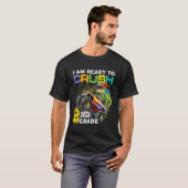 Ik ben klaar om 2e klas T Rex te verpletteren T-shirt (Voorkant volledig)