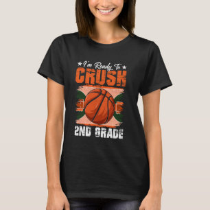 Ik ben klaar om 2e klas terug naar school mand te t-shirt