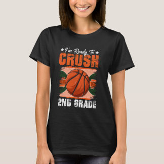 Ik ben klaar om 2e klas terug naar school mand te t-shirt