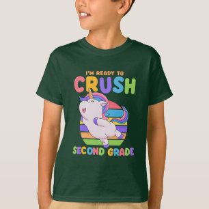 Ik ben klaar om 2e klas terug naar school te verpl t-shirt