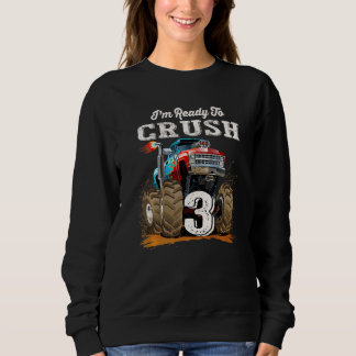 Ik ben klaar om 3 Monstertruck 3e verjaardag te ve Trui