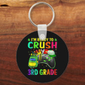 Ik ben klaar om 3e klas CK naar school te verplett Sleutelhanger (Voorkant)